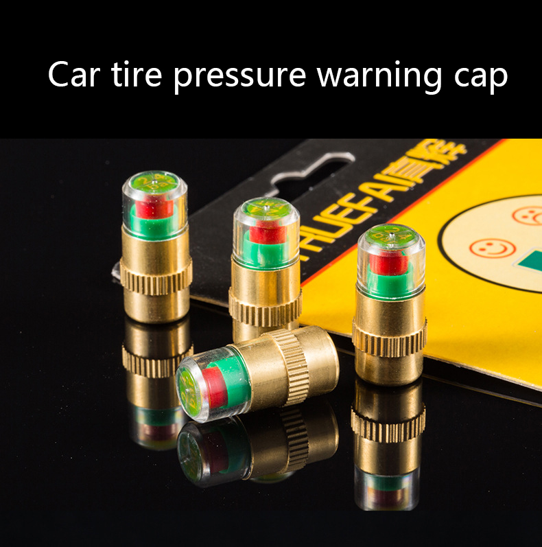4pcs/set Anti-theft 2.4 Bar Car Tire Pressure Monitor Universal Tyre Monitoring Tools Accurate Display Tires Valve Caps Sensor Kit
