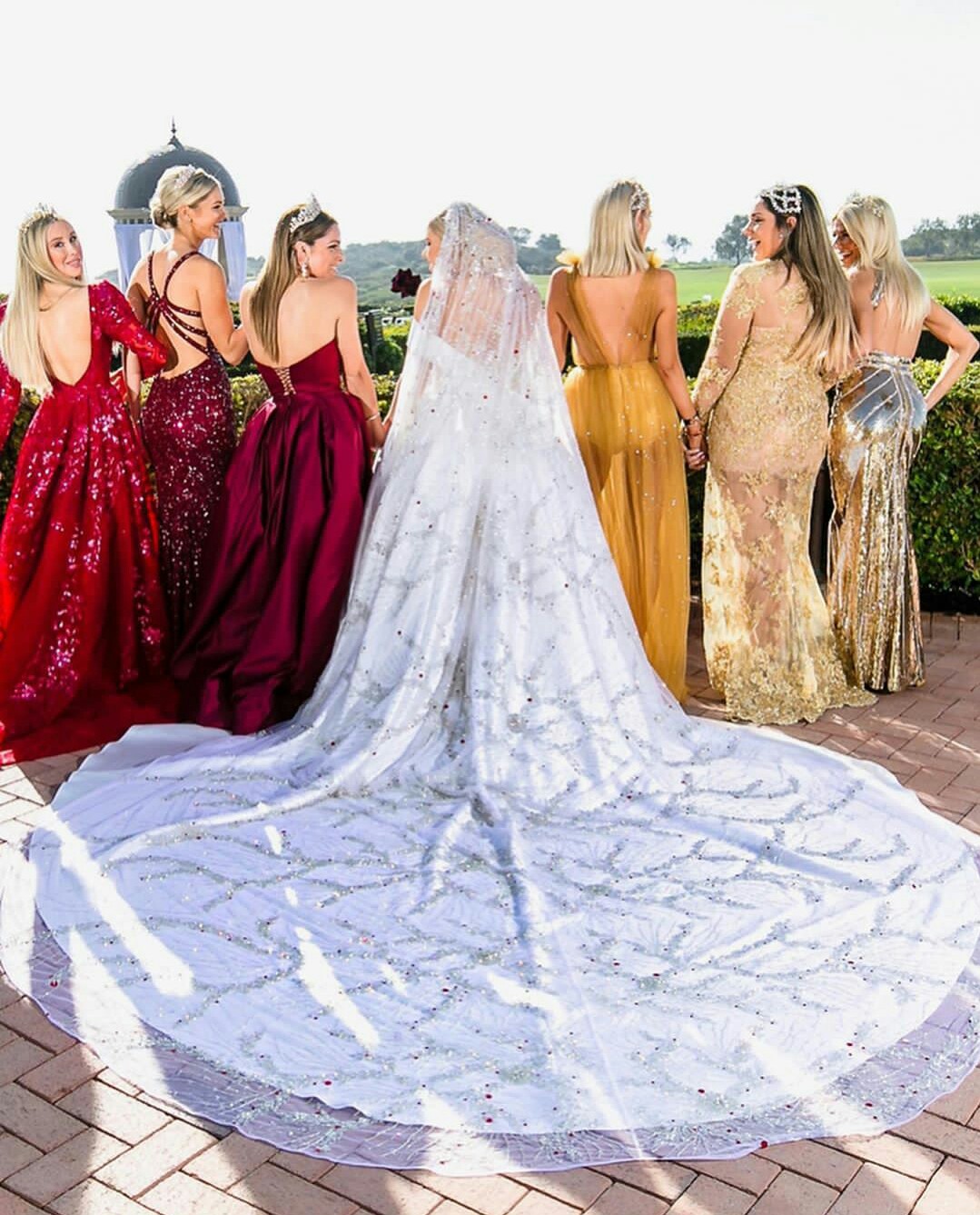 2020 Elegant Satin Wedding Dresses With Veil A Line Off The Shoulder Bohemian Wedding Dress Custom Made Sweep Train Vestidos De Novia