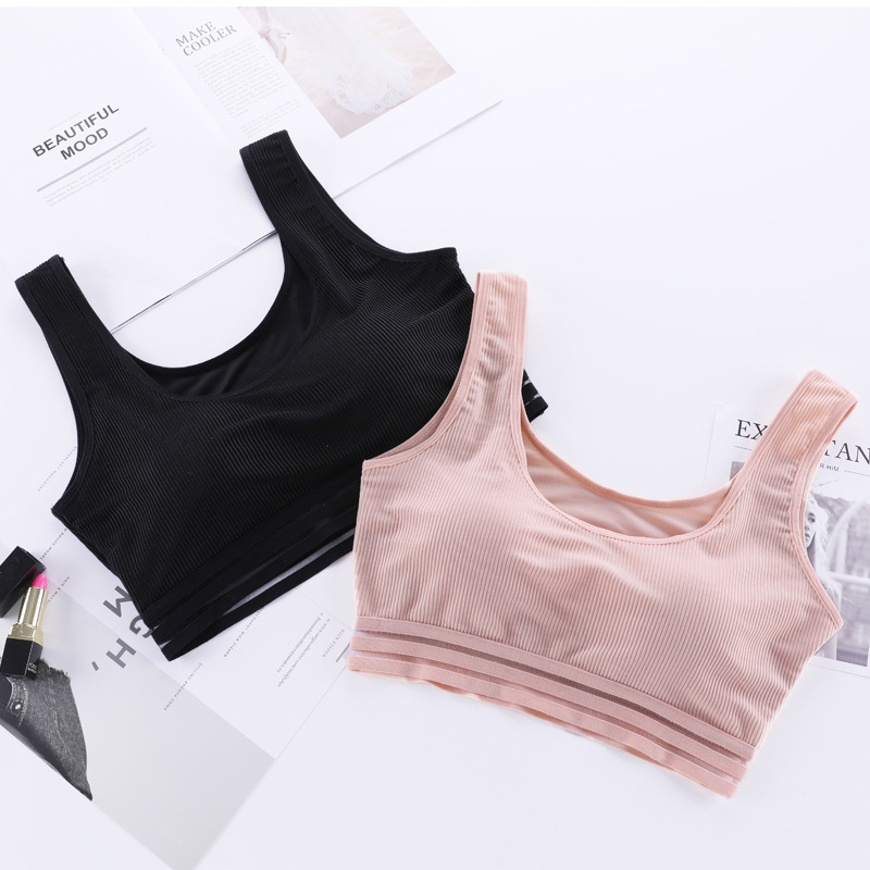 New open back wrapped chest without steel ring tube top thread sports beautiful back bra bottoming underwear ladies vest women, Black
New open back wrapped chest without steel ring tube top thread sports beautiful back bra bottoming underwear ladies vest women, Black