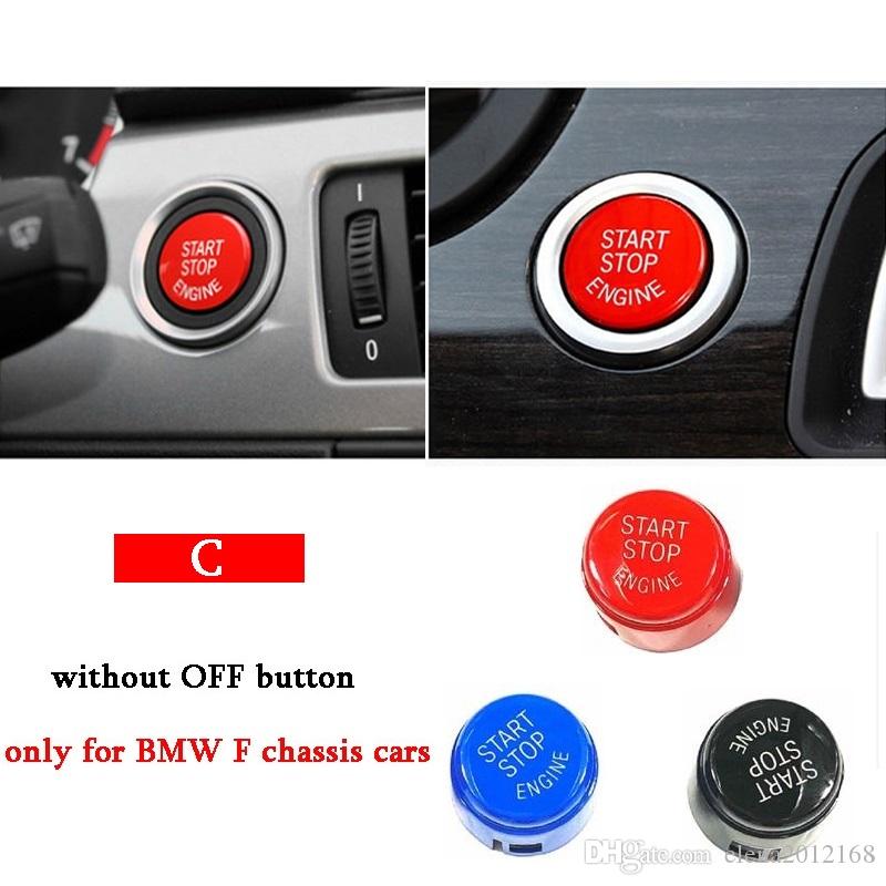 Car Engine Start Stop Switch Button Replace Cover Fit For BMW 1 3 5 7 F10 F25 F15 F25 F30 F48 E60 E70 E71 E90 E92 E93 X1 X3 X4 X5