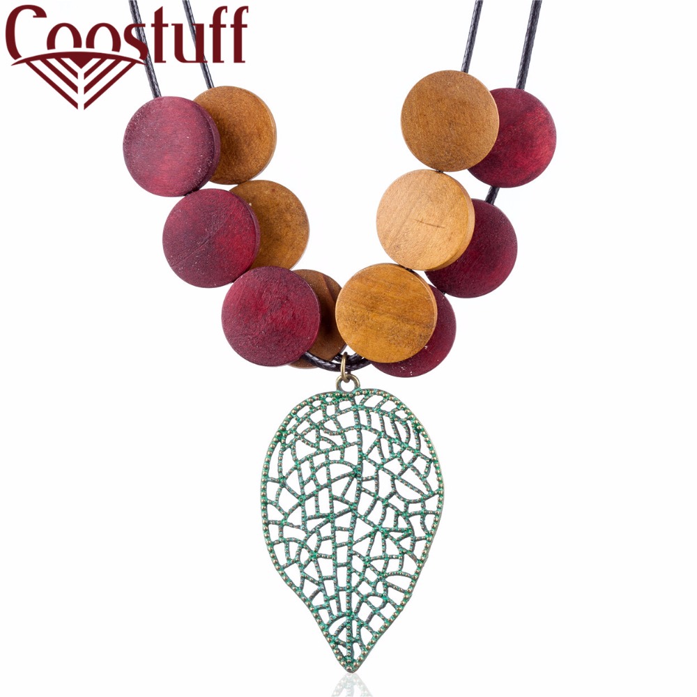Wood Beads & Leaf Pendant Jewelry Vintage Women statement necklaces & pendants women collares mujer choker kolye bijoux femme
Wood Beads & Leaf Pendant Jewelry Vintage Women statement necklaces & pendants women collares mujer choker kolye bijoux femme
