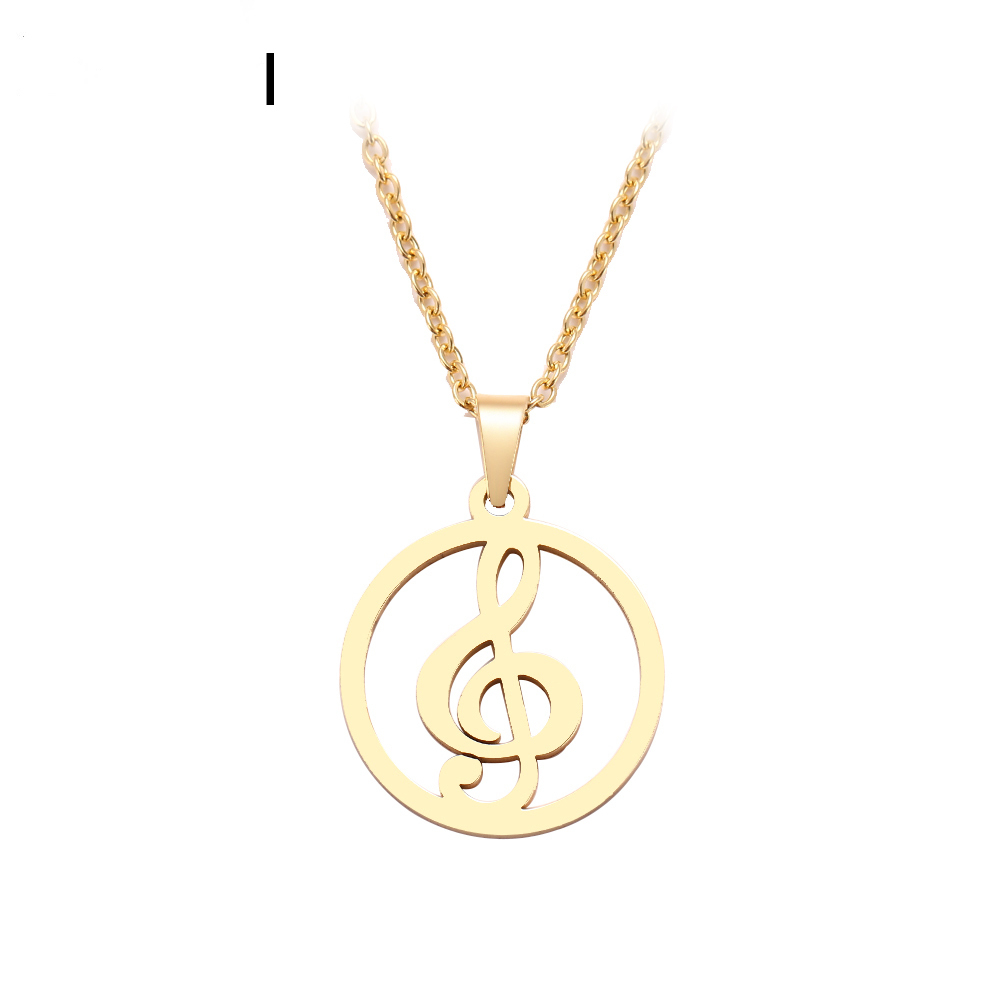 Jewelry Stainless Steel Necklace For Women Man Musical Symbol Gold And Silver Color Pendant Necklace Engagement Jewelry Party
Jewelry Stainless Steel Necklace For Women Man Musical Symbol Gold And Silver Color Pendant Necklace Engagement Jewelry Party