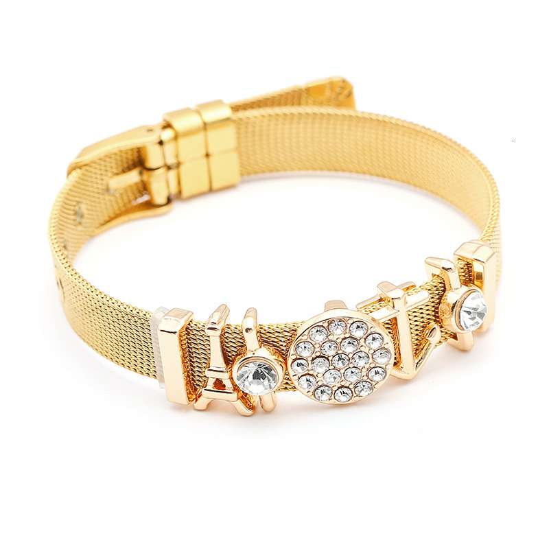 Fashion Originality Stainless Steel Bracelet Diy Diamond Round A String Of Beads Bracelet Send Friend Gift
Fashion Originality Stainless Steel Bracelet Diy Diamond Round A String Of Beads Bracelet Send Friend Gift