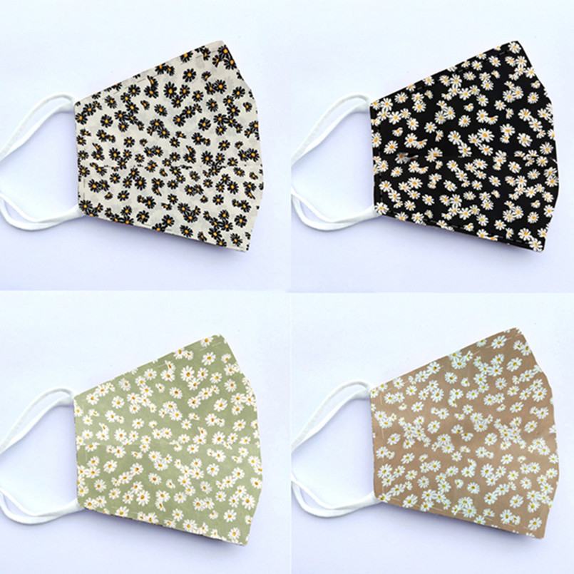 Women masks 3D anti-smog adult mask 2 layers washable household breathable anti dust Floral print Little Daisy reusable sexy hot sell 0134
Women masks 3D anti-smog adult mask 2 layers washable household breathable anti dust Floral print Little Daisy reusable sexy hot sell 0134