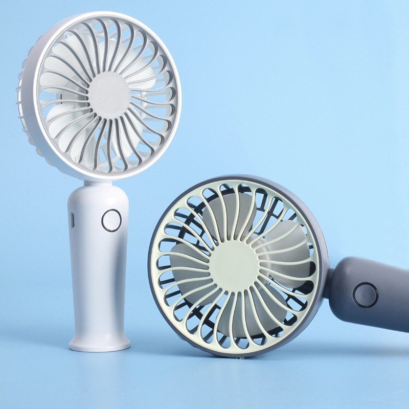 Handheld Fan Portable Mini Hand Held Fan with USB Rechargeable 3 Speed Personal Desk for Home Office Travel in Box