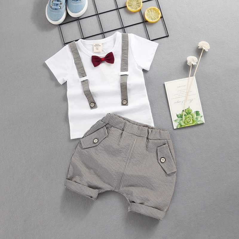 Summer Kids Boys Bow Clothes Sets Baby Gentleman Sets Short T shirt + Pants Toddler Boy Clothing Formal Kids Outfits Boys
Summer Kids Boys Bow Clothes Sets Baby Gentleman Sets Short T shirt + Pants Toddler Boy Clothing Formal Kids Outfits Boys