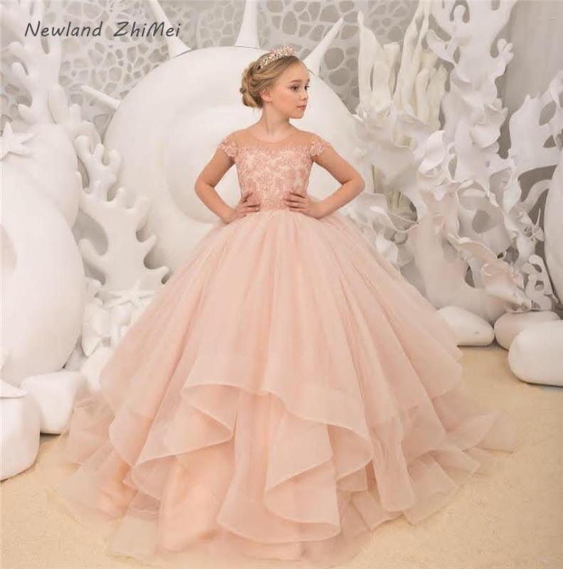 New Arrival Incarnadine Pink Ball Gown Flower Girl Party Dress Lovely Short Sleeves Applique Tulle Communion Dress Kids Wedding, Gold
New Arrival Incarnadine Pink Ball Gown Flower Girl Party Dress Lovely Short Sleeves Applique Tulle Communion Dress Kids Wedding, Gold