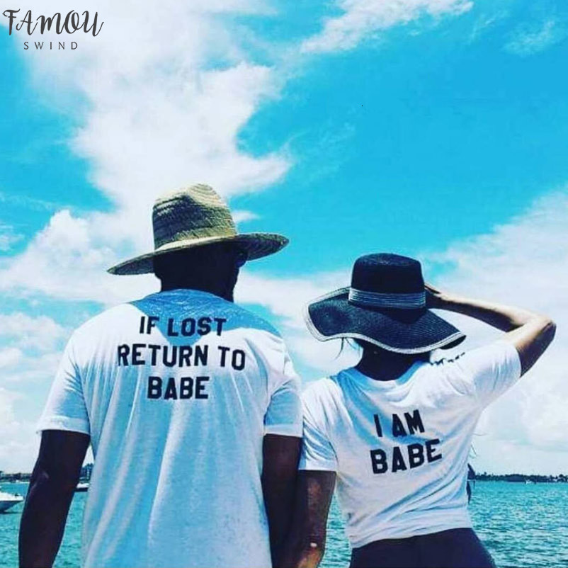 If Lost Return To Babe I Am Babe T Shirt Men Women Letters Printed Funny Couple T Shirts Short Sleeve Shirt, Women tshirt
If Lost Return To Babe I Am Babe T Shirt Men Women Letters Printed Funny Couple T Shirts Short Sleeve Shirt, Women tshirt