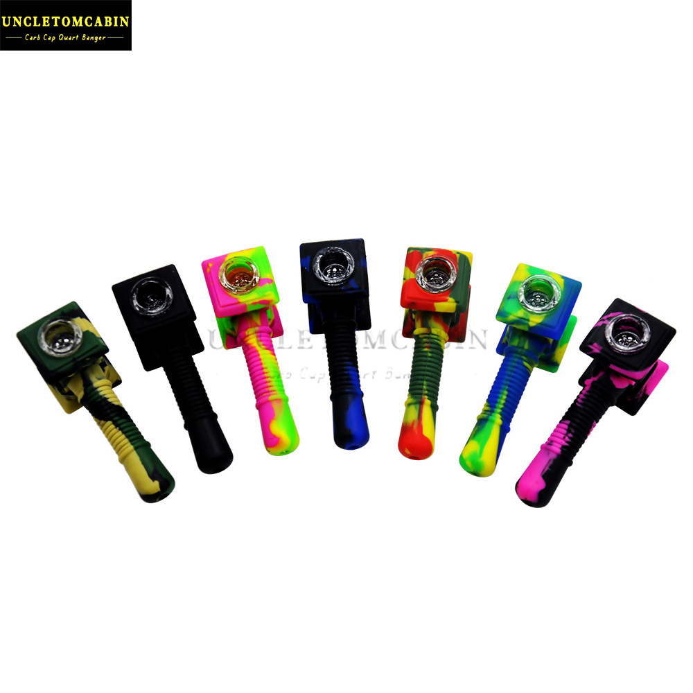 New FDA Silicone Smoking Pipe 15MM Water Pipes Glass Bowl Herbal Pipes Silicone Tobacco Herb Pipes Oil Dab Rigs Hand Spoon Pipe
New FDA Silicone Smoking Pipe 15MM Water Pipes Glass Bowl Herbal Pipes Silicone Tobacco Herb Pipes Oil Dab Rigs Hand Spoon Pipe