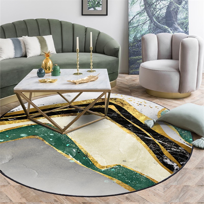 Fashion Modern Abstract Green Golden Mountain Print Bedroom Living Room Parlor Round Nonslip Mat Area Rug Decorative Carpet
Fashion Modern Abstract Green Golden Mountain Print Bedroom Living Room Parlor Round Nonslip Mat Area Rug Decorative Carpet