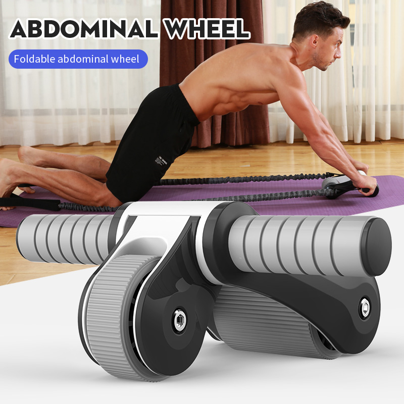 ABS fitness roller abdominal exercise foldable fitness roller equipment men andwomen home gym mute arm training assistant, Black
ABS fitness roller abdominal exercise foldable fitness roller equipment men andwomen home gym mute arm training assistant, Black