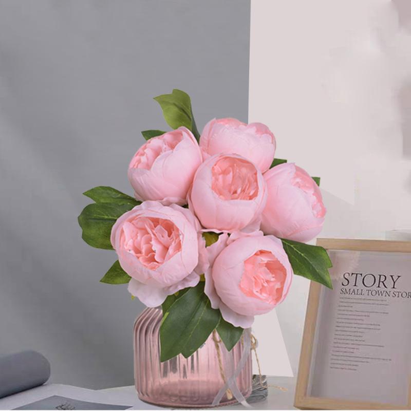 Artificial Silk Peony Flowers Home Garden Wedding Party Bridal Bouquet Decor, Pink
Artificial Silk Peony Flowers Home Garden Wedding Party Bridal Bouquet Decor, Pink