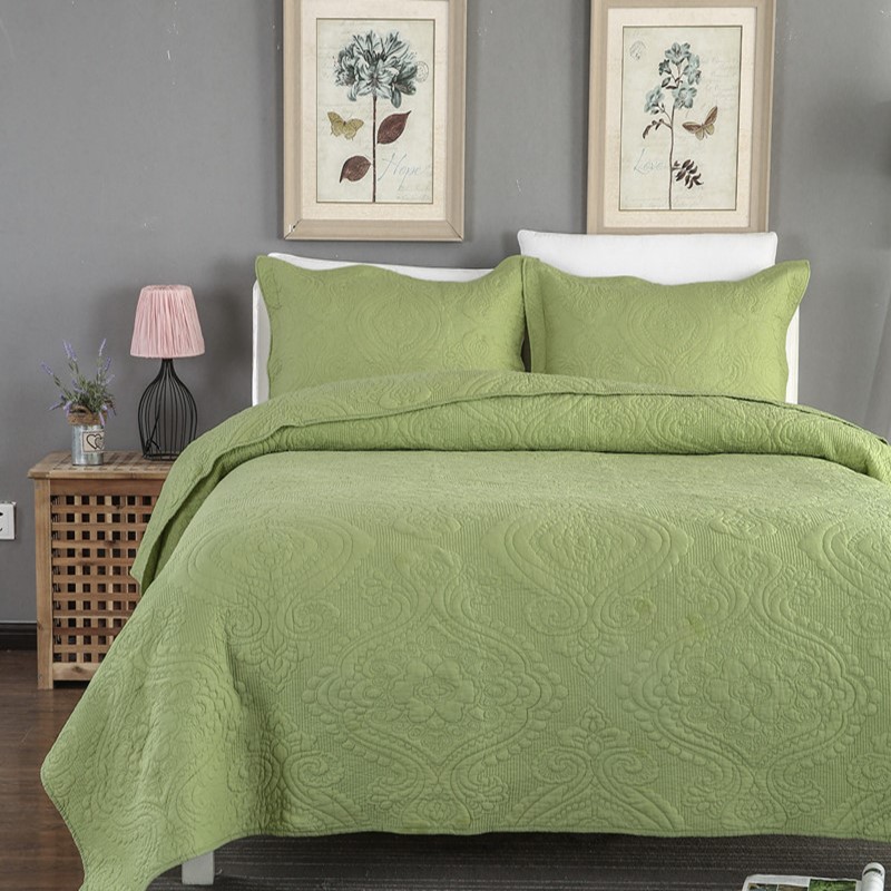 Free shipping European pure color 3pcs embroidered pea green patchwork quilt /queen size aircondition bed cover/bedspread AN, As pic
Free shipping European pure color 3pcs embroidered pea green patchwork quilt /queen size aircondition bed cover/bedspread AN, As pic