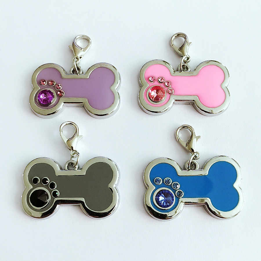 Keyring Key Chain Dog Bone Dog Paw Design Keychain Pendant Ring Holder New Fashion Pet Collars Charms Accessories for Dog Lovers Gifts
