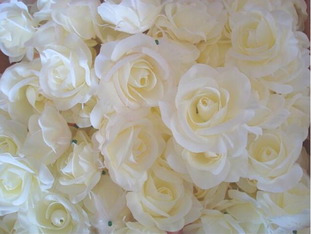 Salmon COLOURED 100pcs/lot Diameter 7-8cm Artificial Silk Camellia Rose Fabric Camellia Flower Heads WL1044