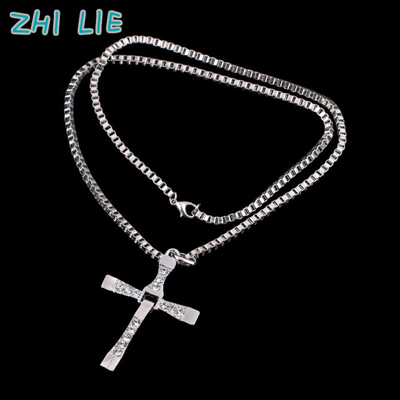 The Fast And The Furious Dominic Toretto Vin New Movie Jewelry Classic Rhinestone Pendant Sliver Cross Necklaces Men
The Fast And The Furious Dominic Toretto Vin New Movie Jewelry Classic Rhinestone Pendant Sliver Cross Necklaces Men