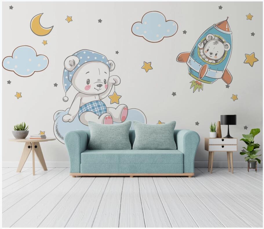 WDBH custom photo mural 3d wallpaper Cartoon dream crescent star little bear children's room decor 3d wall murals wallpaper for walls 3 d, Non-woven wallpaper
WDBH custom photo mural 3d wallpaper Cartoon dream crescent star little bear children's room decor 3d wall murals wallpaper for walls 3 d, Non-woven wallpaper