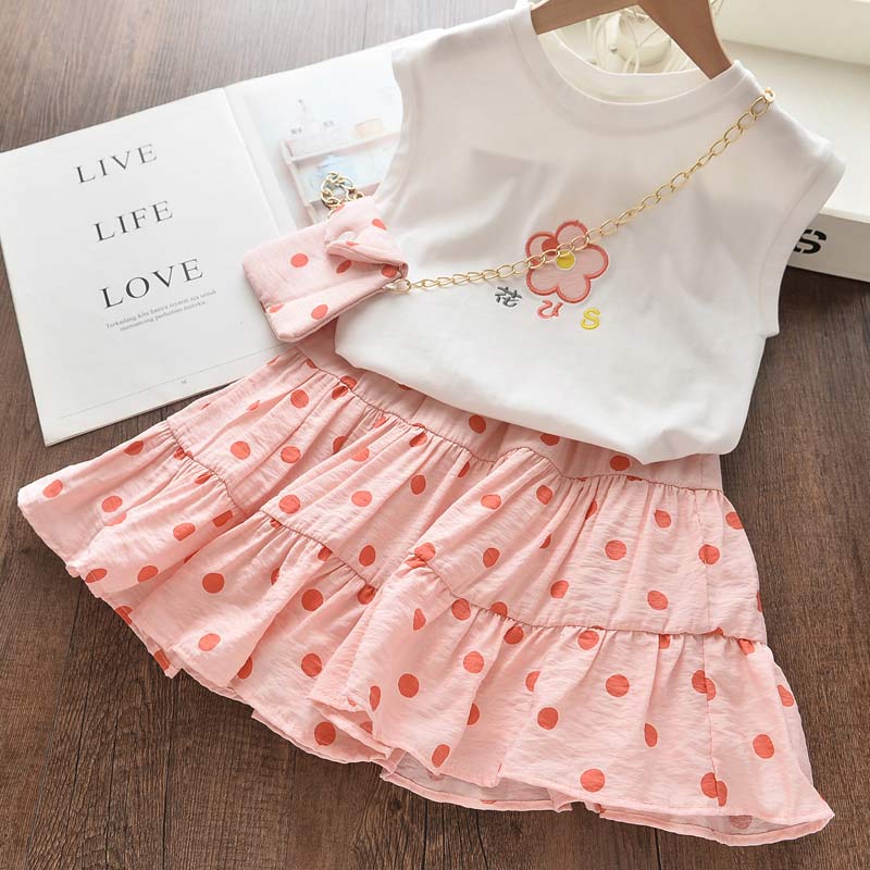 Girls Casual Dresses 2020 New Summer Kids Polka Dot Dress Girl Floral Costumes with Bag Baby Vestidos Clothing, Az325 gray
Girls Casual Dresses 2020 New Summer Kids Polka Dot Dress Girl Floral Costumes with Bag Baby Vestidos Clothing, Az325 gray