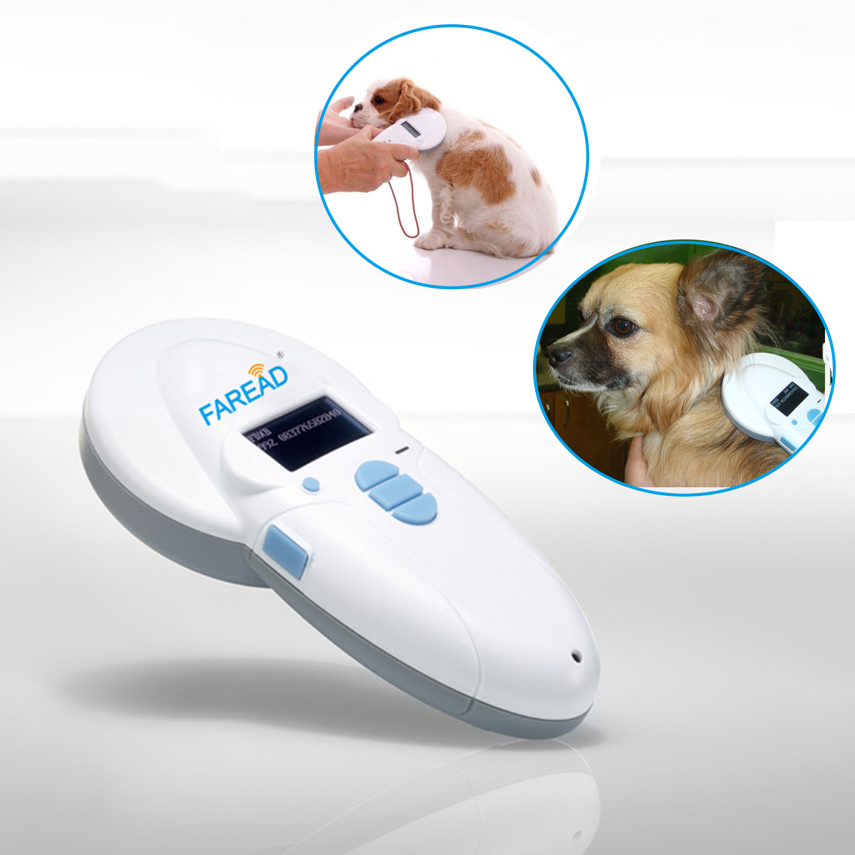 134.2khz 125 kHz ISO 11784 /785 FDX-A 10 digits and 15 digits FDX-B Animal micro chip scanner for aquaculture fish farming