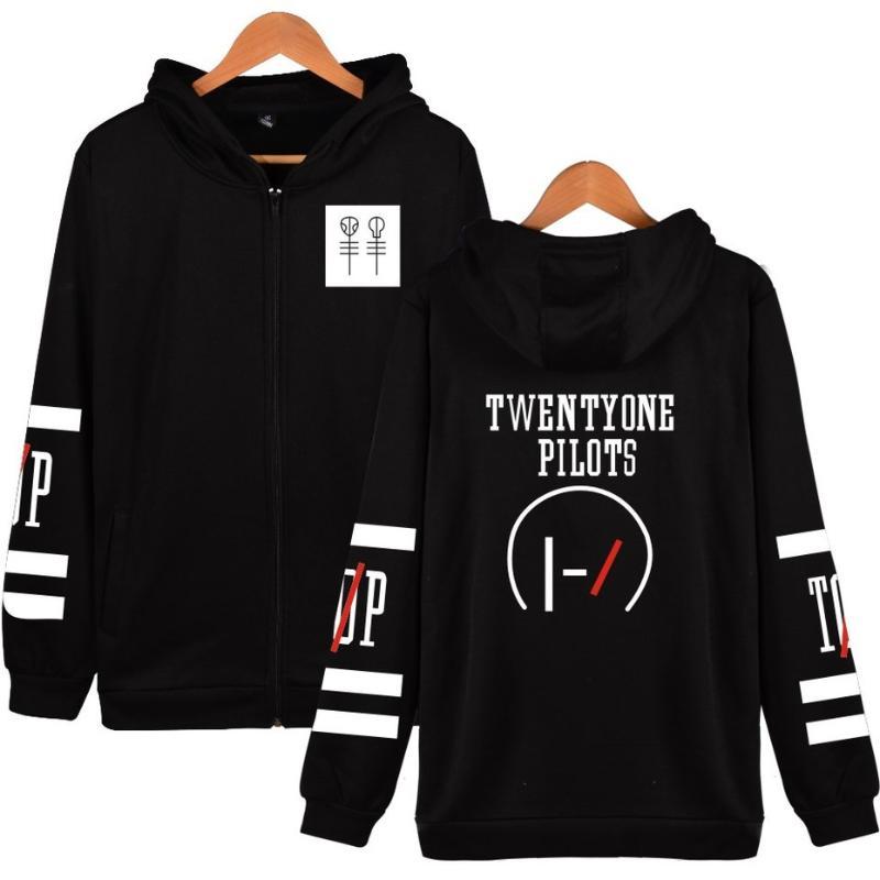 ZOGAA Men Women Hoodies Twenty One Pilots Hip Hop Music Character Pattern Hoodie Autumn Winter Hoodies Sweatshirts