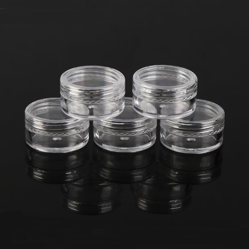 Plastic 5g Cosmetic Jar Empty Eyeshadow Case Face Cream Bottles Glitter Container Eye shadow Empty Nail Pots Beauty Tool SZ582
Plastic 5g Cosmetic Jar Empty Eyeshadow Case Face Cream Bottles Glitter Container Eye shadow Empty Nail Pots Beauty Tool SZ582