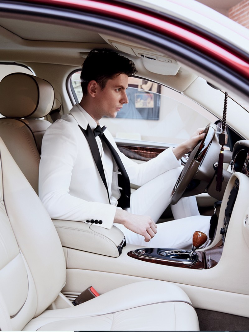 White Wedding Tuxedos High Quality Groomsmen Wear Two Pieces(Jacket+Pants) Slim Fit Custom Made Formal Suits Blazer
