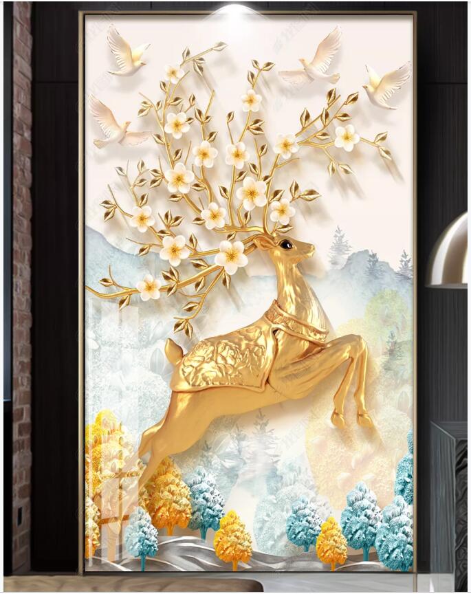 WDBH 3d wallpaper custom photo European Relief elk tree flowers porch background room home decor 3d wall muals wallpaper for walls 3 d, Non-woven
WDBH 3d wallpaper custom photo European Relief elk tree flowers porch background room home decor 3d wall muals wallpaper for walls 3 d, Non-woven