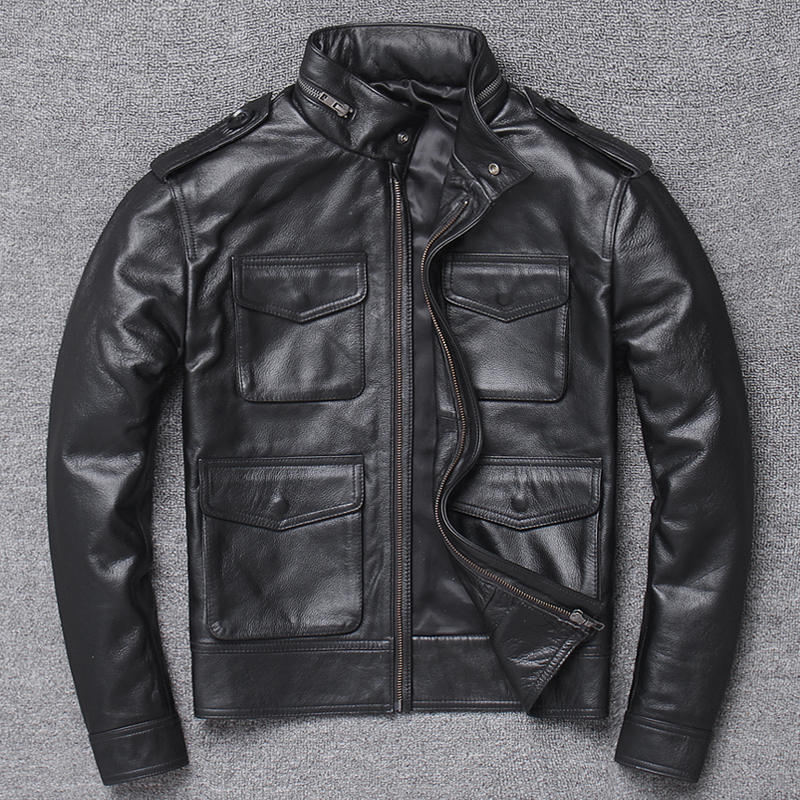 Winter Lear Lear Man First Layer Skin Material Business Casual Jacket Loose Dad Put Coat Lapels, Black
Winter Lear Lear Man First Layer Skin Material Business Casual Jacket Loose Dad Put Coat Lapels, Black