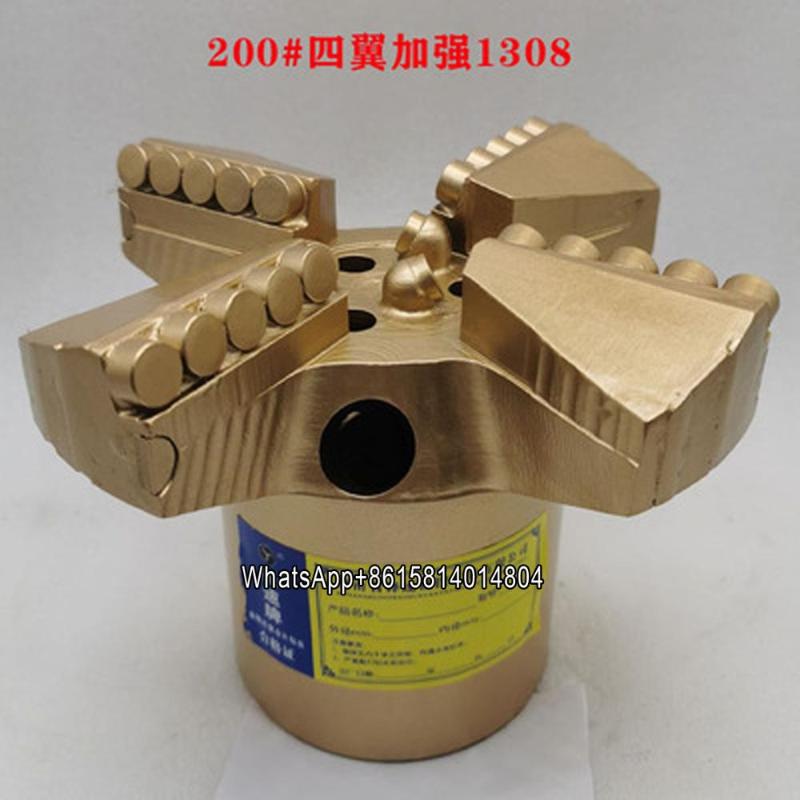 Reinforced 4-wing diamond composite pdc drill bit, water well drill bit, mining exploration bit
Reinforced 4-wing diamond composite pdc drill bit, water well drill bit, mining exploration bit