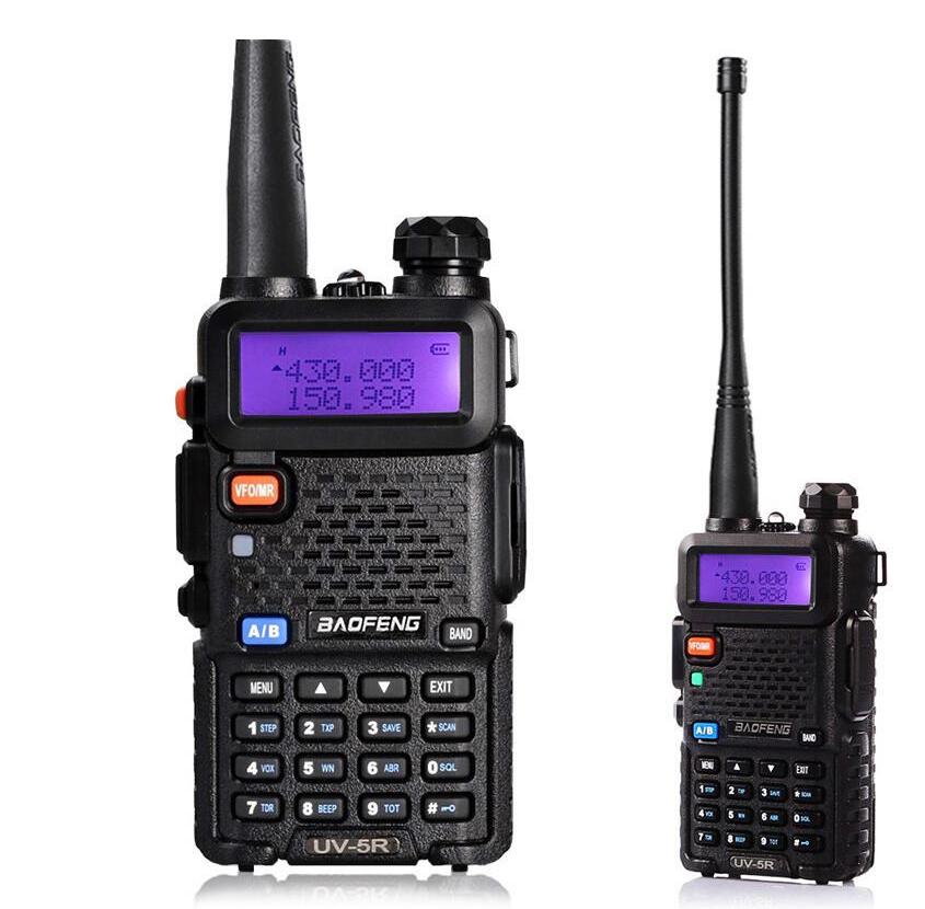 BaoFeng UV5R UV5R Walkie Talkie Dual Band 136174Mhz 400520Mhz Two Way Radio Transceiver with 1800mAH Battery earphoneBF
