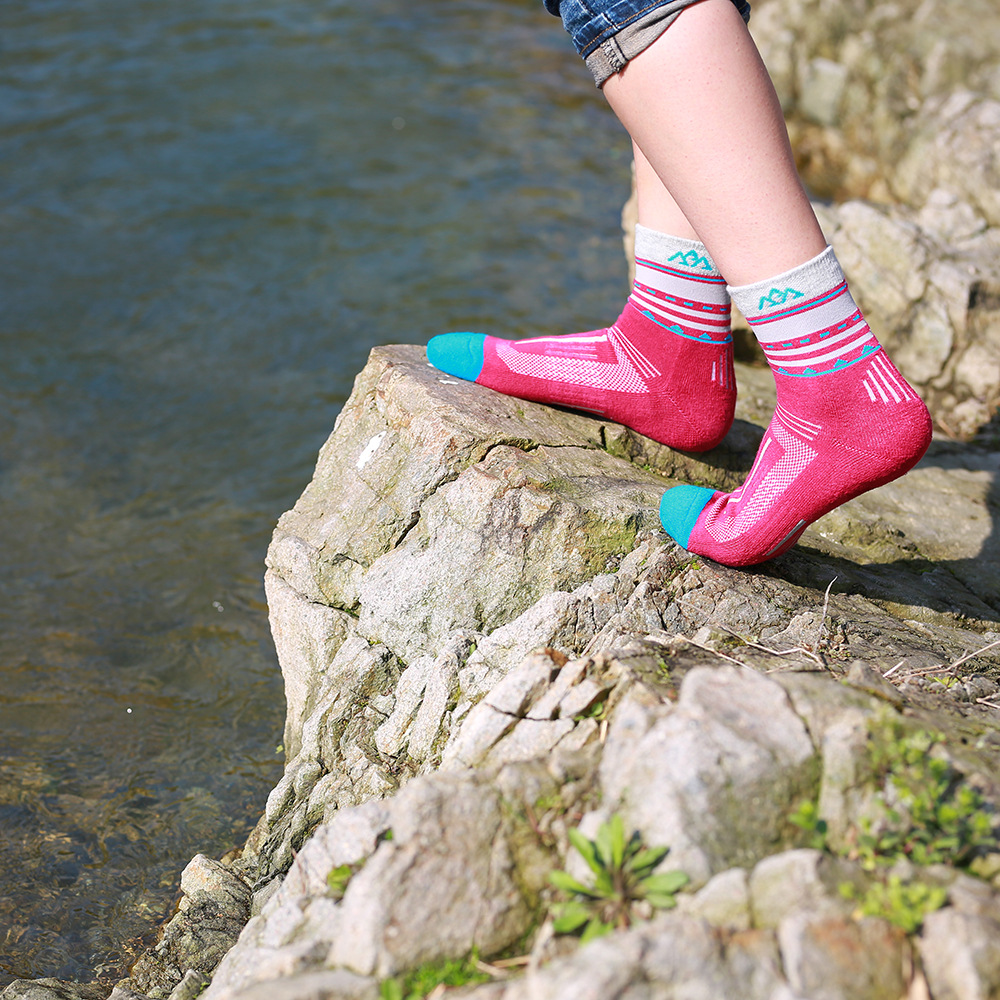 Outdoor Sport Socks Men Women Breathable Wear Resisting NonSlip Summer Sock Sweat-absorbent Basketball MTB Cycling Sports Socks