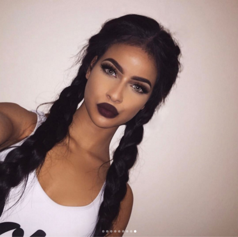 Chemical fiber front lace wig women half-hand hook stylish black long straight hair big braids jaundice fish bone braids
Chemical fiber front lace wig women half-hand hook stylish black long straight hair big braids jaundice fish bone braids