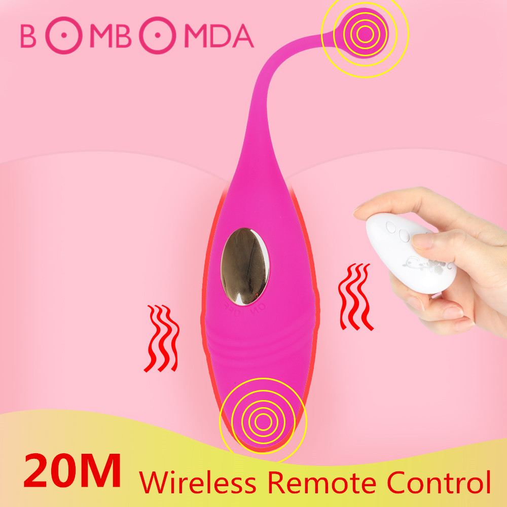Invisible Wearable Dildo Vibrator for Women Panties Vibrating Balls Wireless Remote Control G Spot Clitoris Stimulator Sex toys Y191022