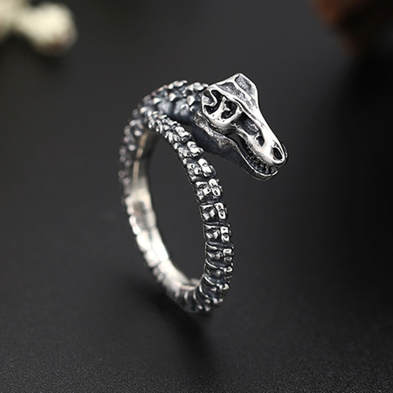 2019 New 925 Sterling Silver Dragon Bone Ring Punk Gothic New Fashion S925 Silver Rings for men Thai Silver Jewelry Open Size
2019 New 925 Sterling Silver Dragon Bone Ring Punk Gothic New Fashion S925 Silver Rings for men Thai Silver Jewelry Open Size
