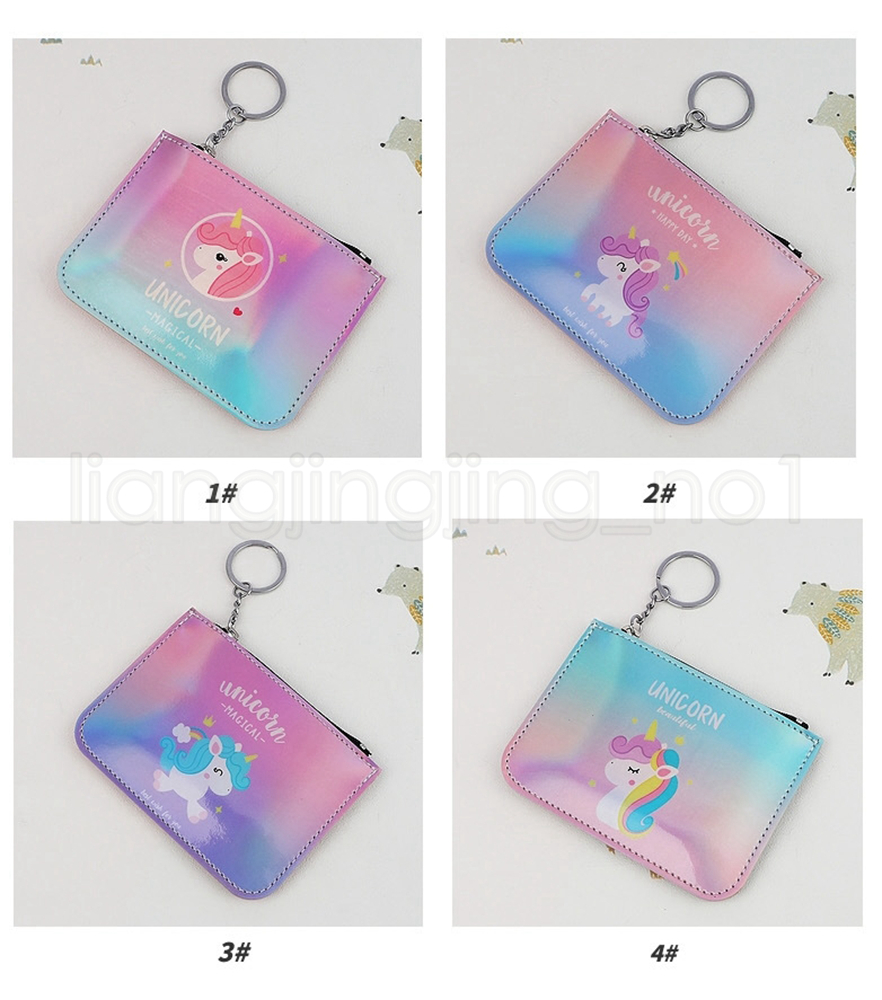 4styles Laser unicorn card holder mini laser coin wallet change money zipper pocket kids lady girl priness key holder wallet FFA2539, Black
4styles Laser unicorn card holder mini laser coin wallet change money zipper pocket kids lady girl priness key holder wallet FFA2539, Black