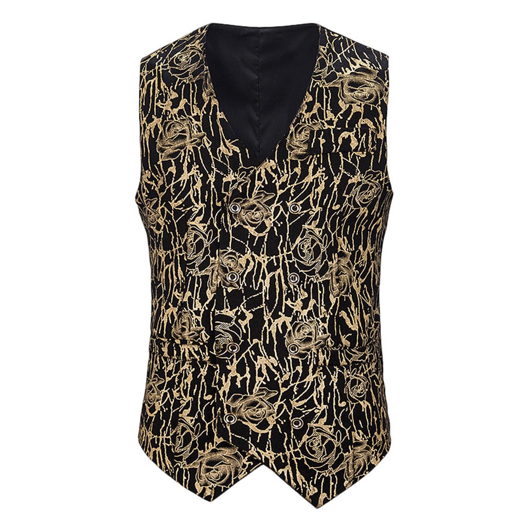 Spring And Autumn Men's Leopard Leisure Club Suit Vest Jackets & Coats Youth Fashion Vest Men's Clothing Formal Tops Printing, Silver
Spring And Autumn Men's Leopard Leisure Club Suit Vest Jackets & Coats Youth Fashion Vest Men's Clothing Formal Tops Printing, Silver