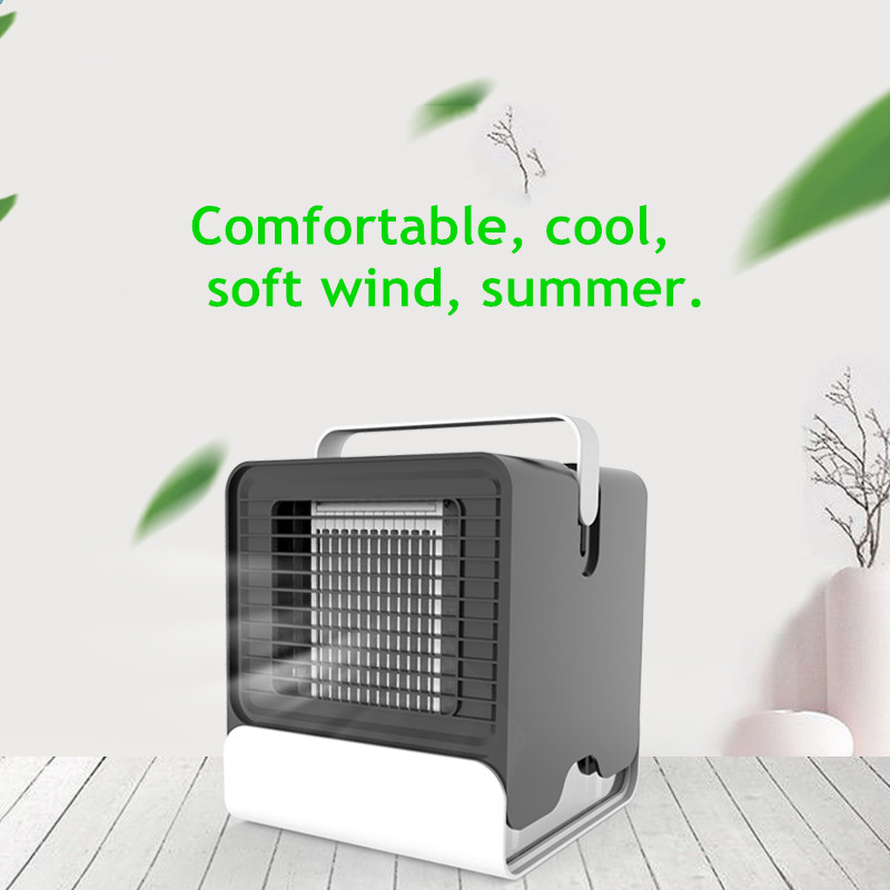 Household dormitory Portable Mini Personal Air Conditioner Cooler Machine Table Fan for office summer necessity tool2133596