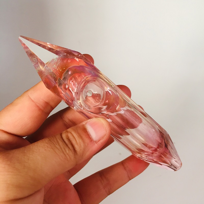 Diamond Shape Glass Pipe 5.5 inches smoking water pipe Mini Tobacco Pipes 70g Oil Burner Pipes glass tube Smoking Accessories
Diamond Shape Glass Pipe 5.5 inches smoking water pipe Mini Tobacco Pipes 70g Oil Burner Pipes glass tube Smoking Accessories
