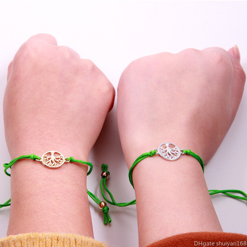 Tree of Life Couple Charm Bracelets Adjustable Rope Bangle lovers Lucky Red String Friendship Wish Bracelet Jewelry Valentine's Day Gift
Tree of Life Couple Charm Bracelets Adjustable Rope Bangle lovers Lucky Red String Friendship Wish Bracelet Jewelry Valentine's Day Gift