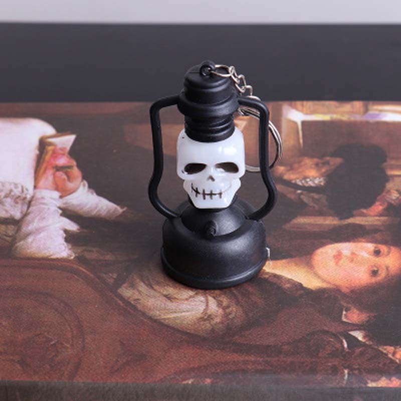 Halloween Portable Pumpkin Face Skull LED Light Lamp Flashing Decoration Night Lights for Party Bar Bedroom Home Festival Accessories