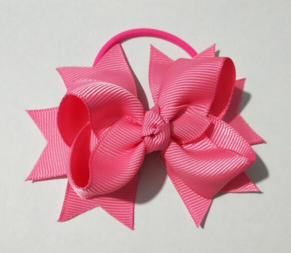 Girls' 3 inches double-color grosgrain ribbon Hair Bows Clips Accessories Boutique Hairpins Headwear Princess Barrettes 20pcs HD3205