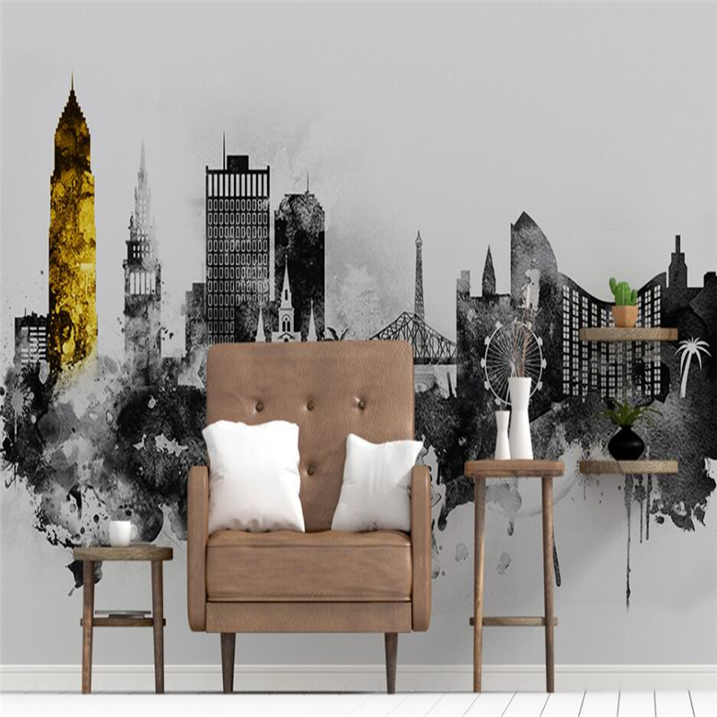 Customize Nordic Simple Abstract Ink Art City Building Wall Custom Large Mural Green Wallpaper papel de parede 3d para sala, As pic
Customize Nordic Simple Abstract Ink Art City Building Wall Custom Large Mural Green Wallpaper papel de parede 3d para sala, As pic