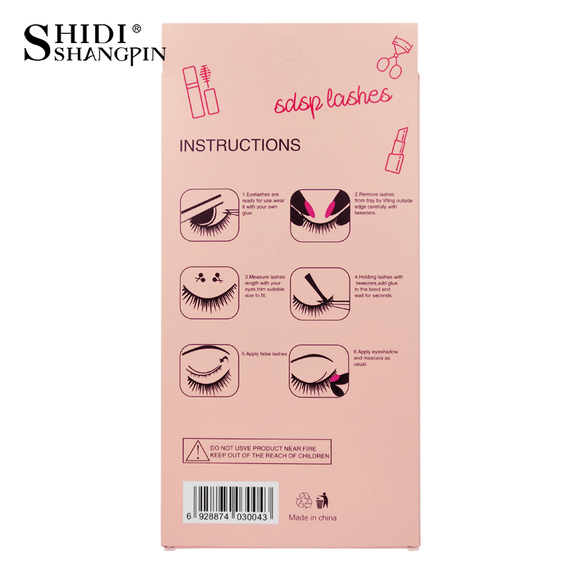 New 7 Pairs 3D Mink Lashes Natural Soft Reusable Handmade 3D Mink False Eyelashes Wispy Mink Lashes Makeup Thick Cilios Eyelash Extensions