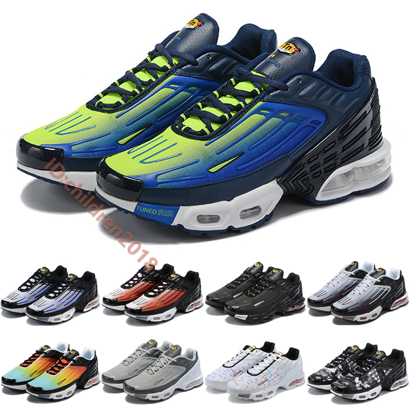 Plus 3 III Running Shoes 2020 TN Tuned Triple White Black Pimento Hyper Blue Black Camo Wolf Grey Mens Outdoor Sneakers Size 7-11
Plus 3 III Running Shoes 2020 TN Tuned Triple White Black Pimento Hyper Blue Black Camo Wolf Grey Mens Outdoor Sneakers Size 7-11