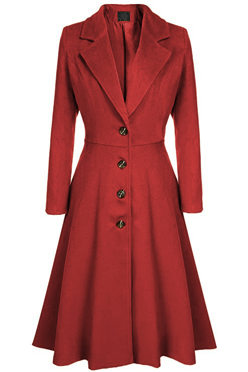 Winter Women Long Sleeve Tops Girl Red Woolen Blend Coat Vogue Casual Windbreaker Female Oversized Pleated Overcoat 3xl Hot Sale, Black
Winter Women Long Sleeve Tops Girl Red Woolen Blend Coat Vogue Casual Windbreaker Female Oversized Pleated Overcoat 3xl Hot Sale, Black