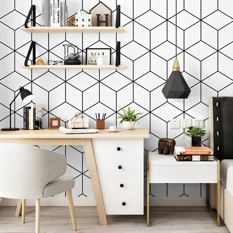 Papers Geometric Lattic 3d Wall Noridc Black White Grid Wallpaper Roll 3d For Living Room Background Mural Papel Pintado, Hb007 9
Papers Geometric Lattic 3d Wall Noridc Black White Grid Wallpaper Roll 3d For Living Room Background Mural Papel Pintado, Hb007 9