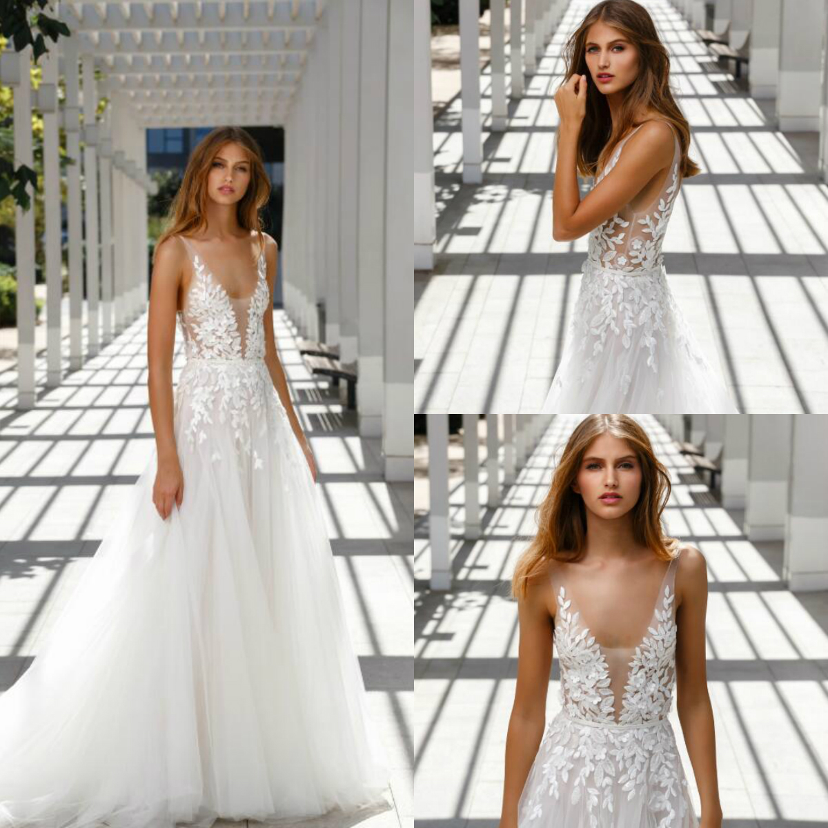 2020 Mira Zwillinger Beach Wedding Dresses V Neck Appliques Lace Bridal Gowns A Line Robes De Mariée Custom Made Bohemian Wedding Dress, Orange
2020 Mira Zwillinger Beach Wedding Dresses V Neck Appliques Lace Bridal Gowns A Line Robes De Mariée Custom Made Bohemian Wedding Dress, Orange