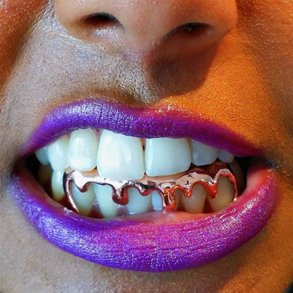 hipster jewelry personalized vividly colored grillz with diamonds by rappers
