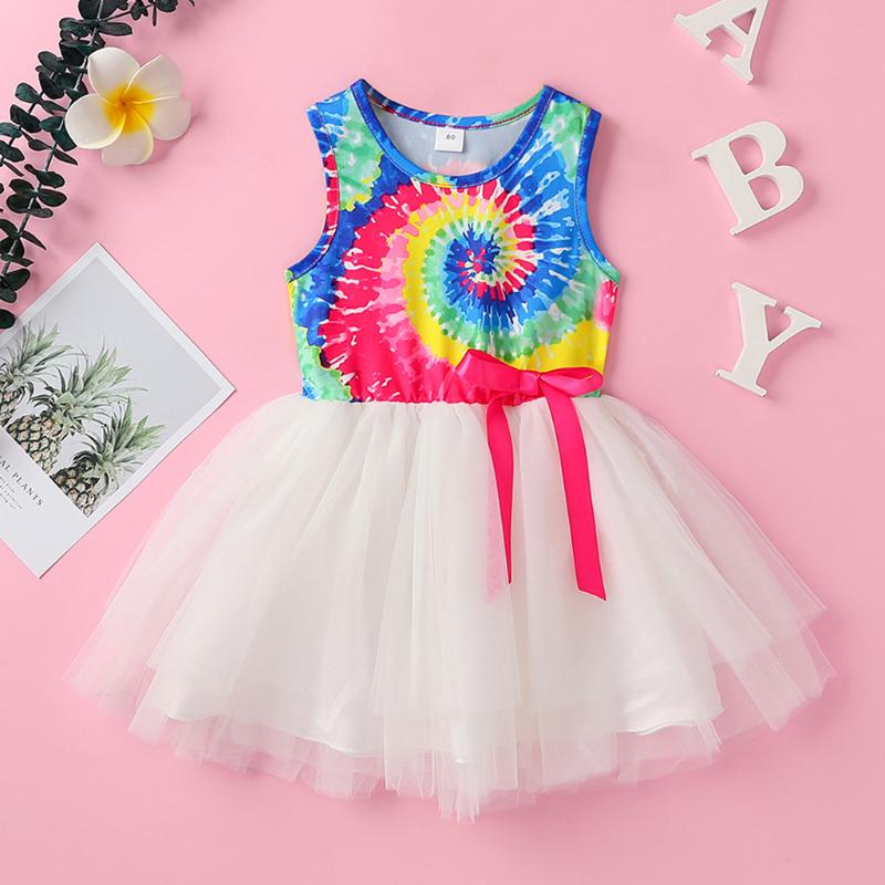 Summer Girls Dress Kids Tie-Dyed Toddler Princess Tulle Dresses For Girls Clothes Little Girl Tutu Dress 1 2 3 4 5 Years, Multi
Summer Girls Dress Kids Tie-Dyed Toddler Princess Tulle Dresses For Girls Clothes Little Girl Tutu Dress 1 2 3 4 5 Years, Multi