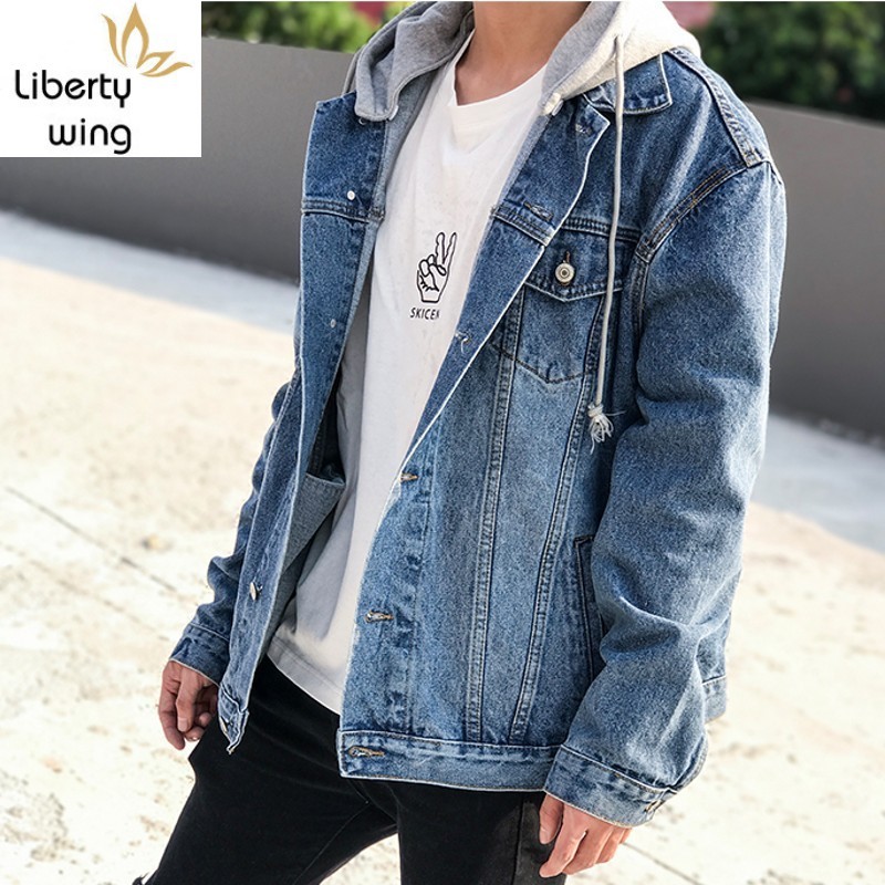 Male Fashion Spring Autumn Jeans Jackets Coat 2020 New Mens Loose Fit Streetwear Jacket Hoodie Hip Hop Style Denim, Black
Male Fashion Spring Autumn Jeans Jackets Coat 2020 New Mens Loose Fit Streetwear Jacket Hoodie Hip Hop Style Denim, Black